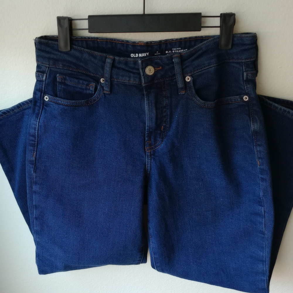 Old Navy Women's Indigo Straight Leg Jeans